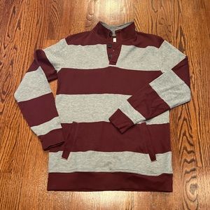 Old navy striped Henley pullover sweatshirt sz xxl boys 18